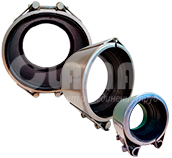 CLAMAX FLEX-OPEN - муфты раскладные с шарниром для воды, промышленности, нефти, газа, судостроения, шельфовых платформ.