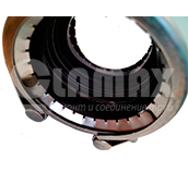 Исполнение, конструкция муфт  CLAMAX (КЛАМАКС) с жёсткой осевой фиксацией
